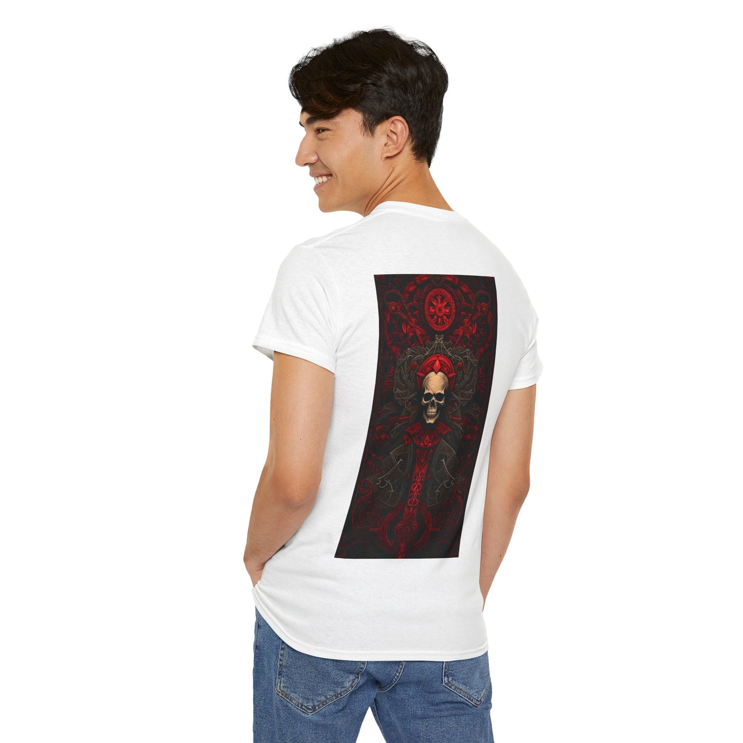 Red Gate Lock Unisex Heavy Cotton Tee