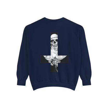 Nun Skull [1st Edition] Unisex Garment-Dyed Sweatshirt