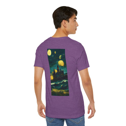 Starry Night Hogwarts Unisex Jersey Short Sleeve Tee