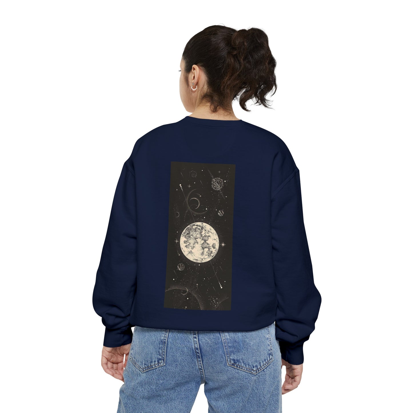 The Moon [1st Edition] Unisex Garment-Dyed Sweatshirt