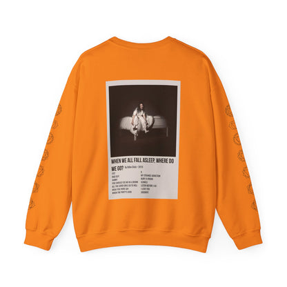 WHEN WE ALL FALL ASLEEP, WHERE DO WE GO? by Billie Eilish - 2019 Unisex Heavy Blend™ Crewneck Sweatshirt