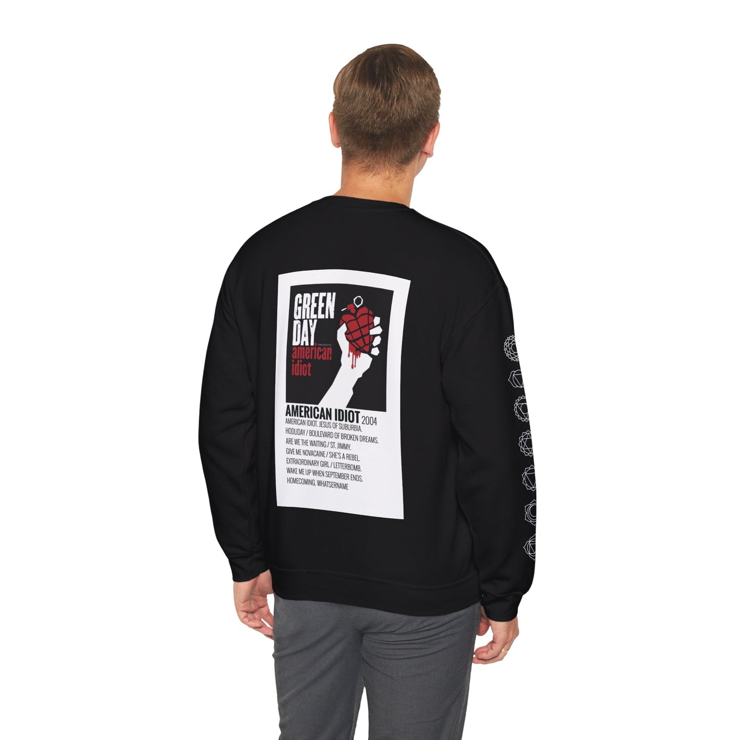 American Idiot by Green Day - 2004 Unisex Heavy Blend™ Crewneck Sweatshirt