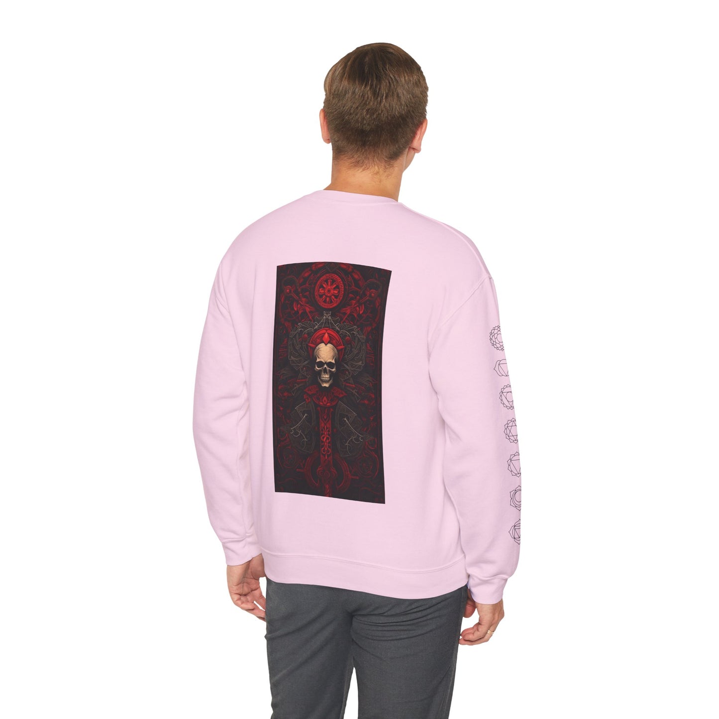 Red Gate Lock Unisex Heavy Blend™ Crewneck Sweatshirt