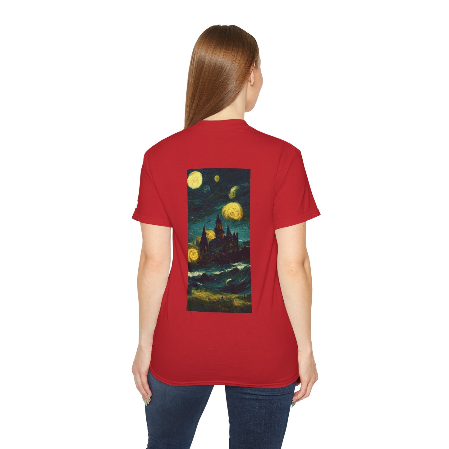 Starry Night Hogwarts Unisex Ultra Cotton Tee