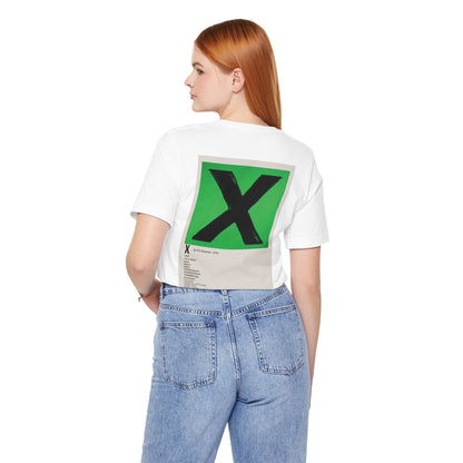 X by Ed Sheeran - 2014 Unisex Jersey Short Sleeve Tee