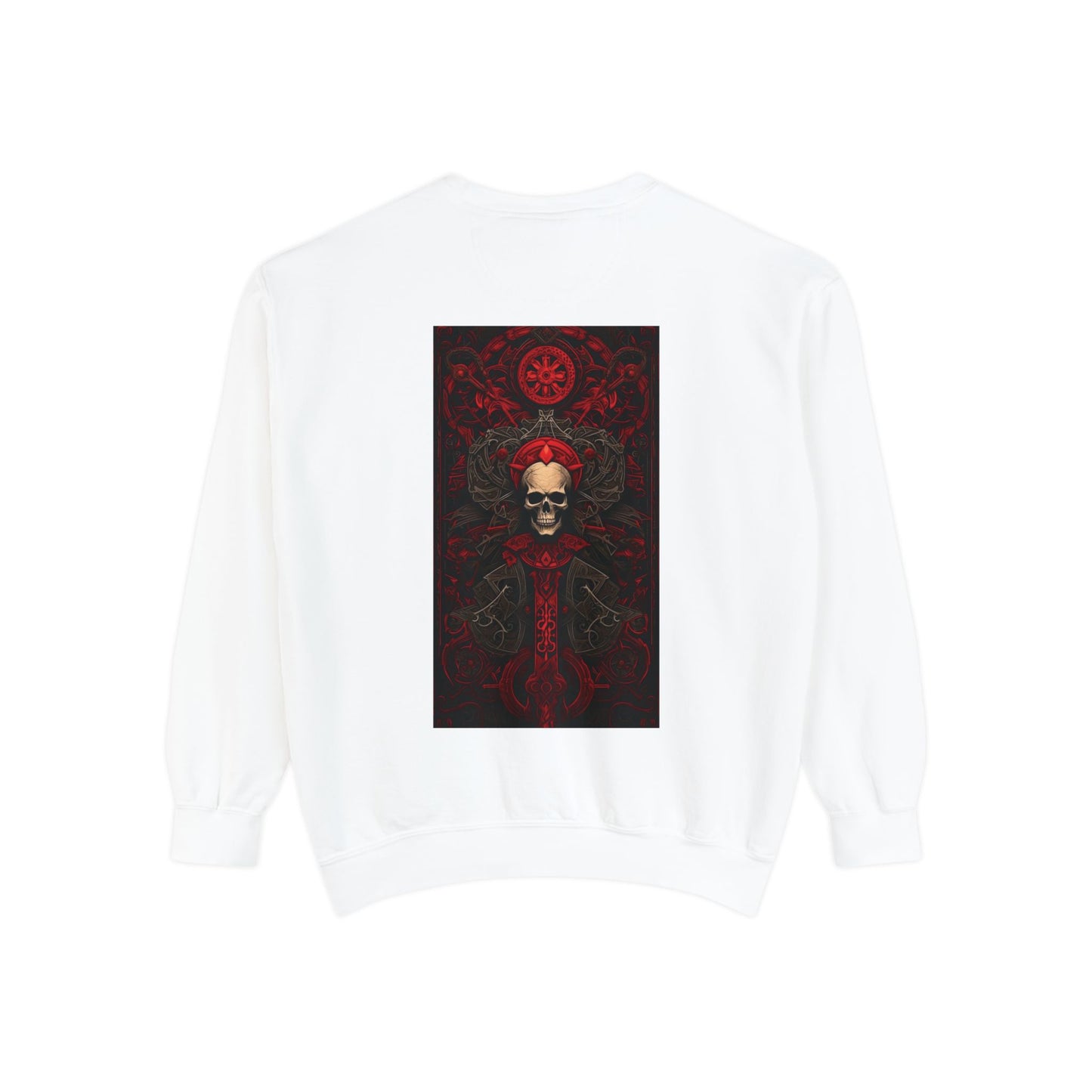 Red Gate Lock Unisex Garment-Dyed Sweatshirt