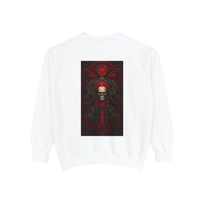 Red Gate Lock Unisex Garment-Dyed Sweatshirt