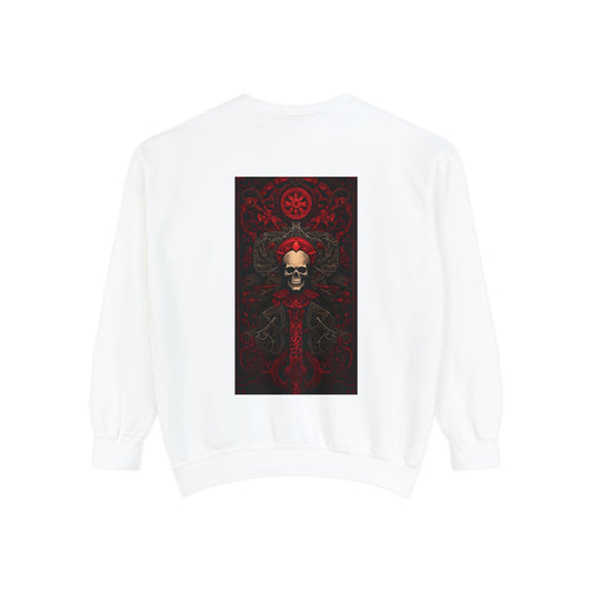 Red Gate Lock Unisex Garment-Dyed Sweatshirt