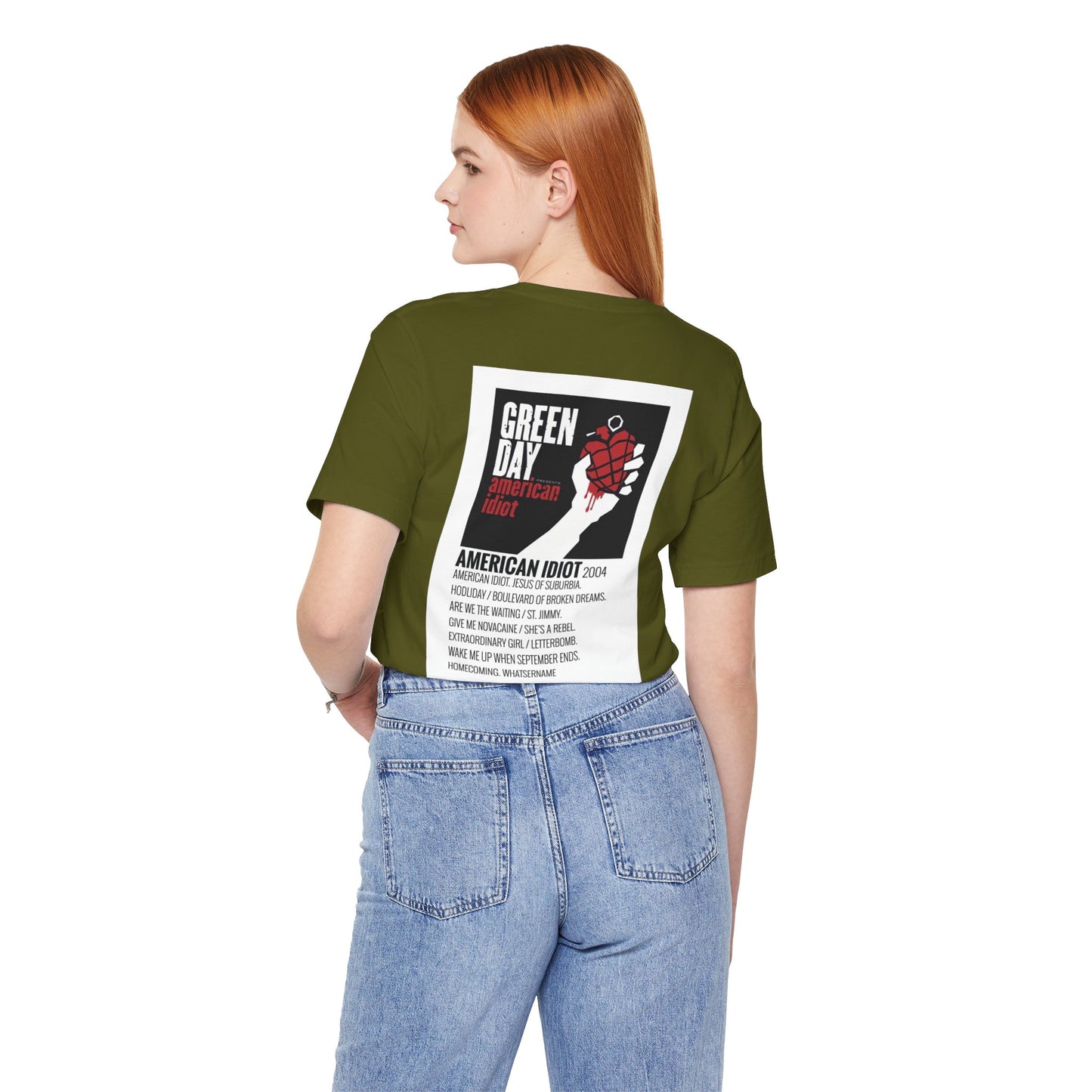 American Idiot by Green Day - 2004 Unisex Jersey Short Sleeve Tee