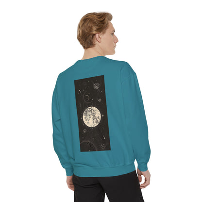 The Moon [1st Edition] Unisex Garment-Dyed Sweatshirt