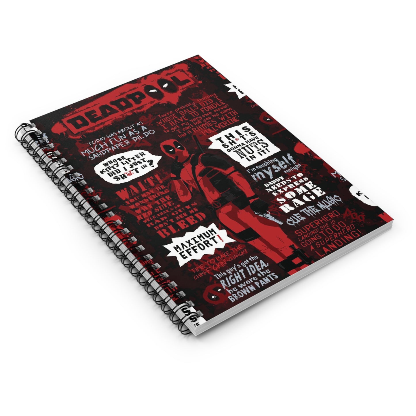 Deadpool [1st Edition] Spiral Notebook - Ruled Line