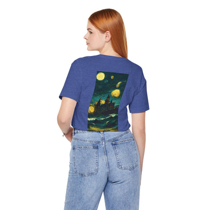 Starry Night Hogwarts Unisex Jersey Short Sleeve Tee