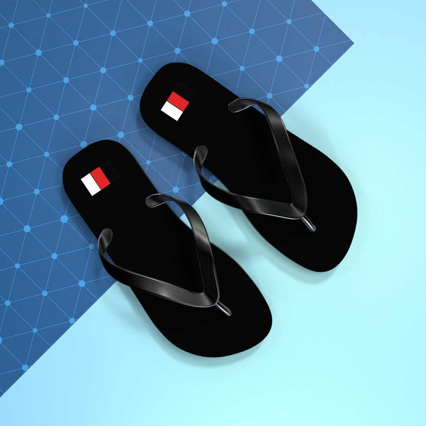 SNOBkill Unisex Flip Flops [Black Edition]