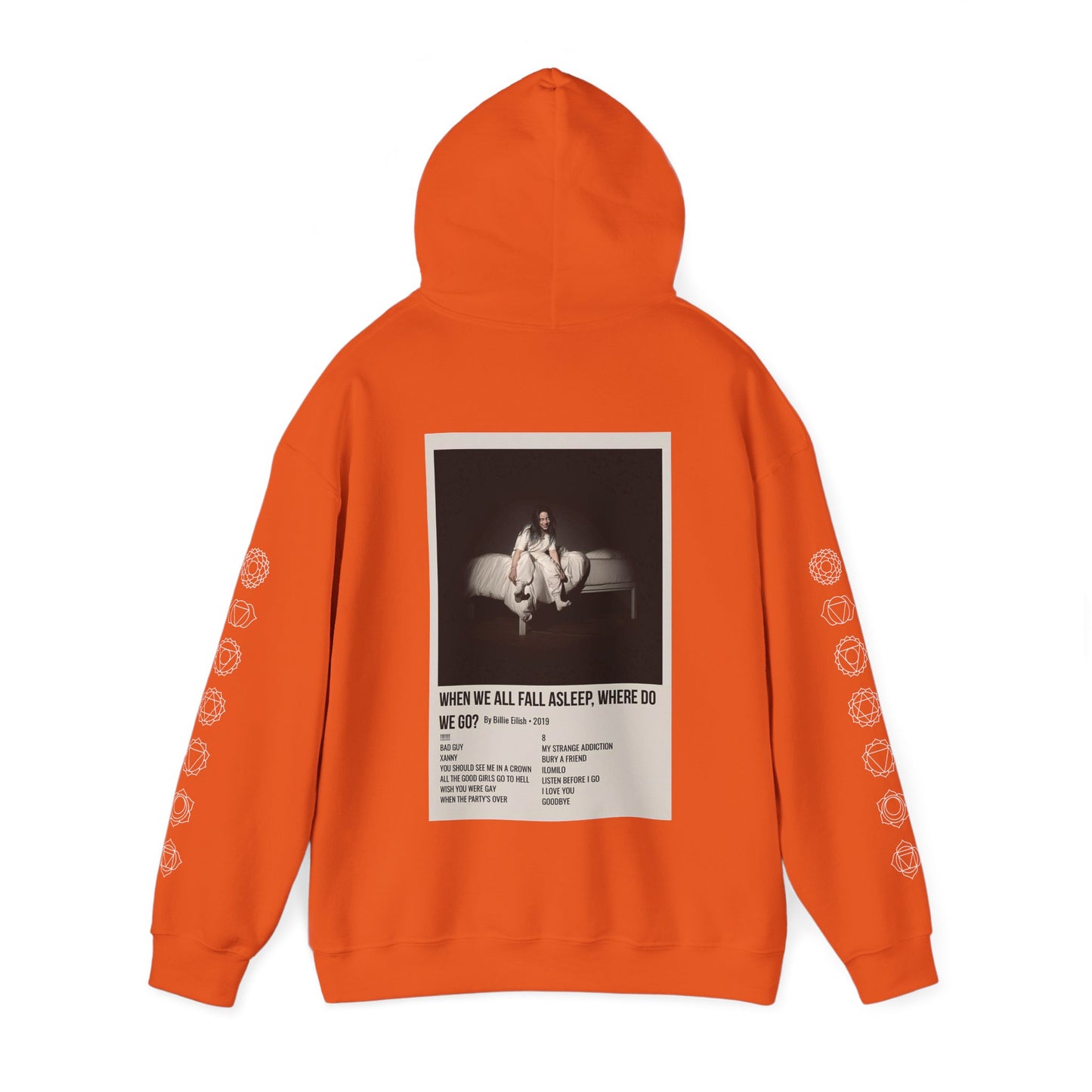 WHEN WE ALL FALL ASLEEP, WHERE DO WE GO? by Billie Eilish - 2019 Unisex Heavy Blend™ Hooded Sweatshirt