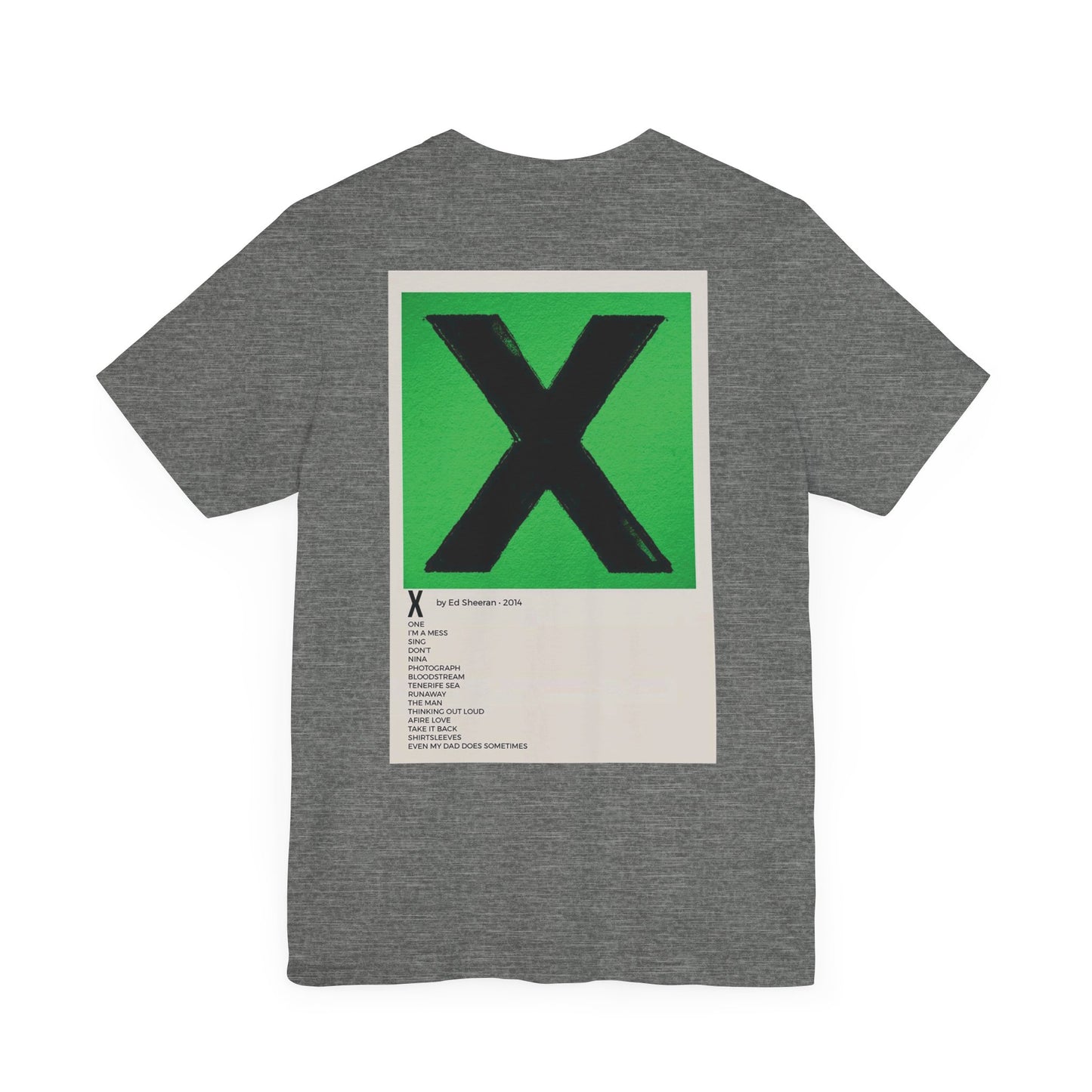 X by Ed Sheeran - 2014 Unisex Jersey Short Sleeve Tee