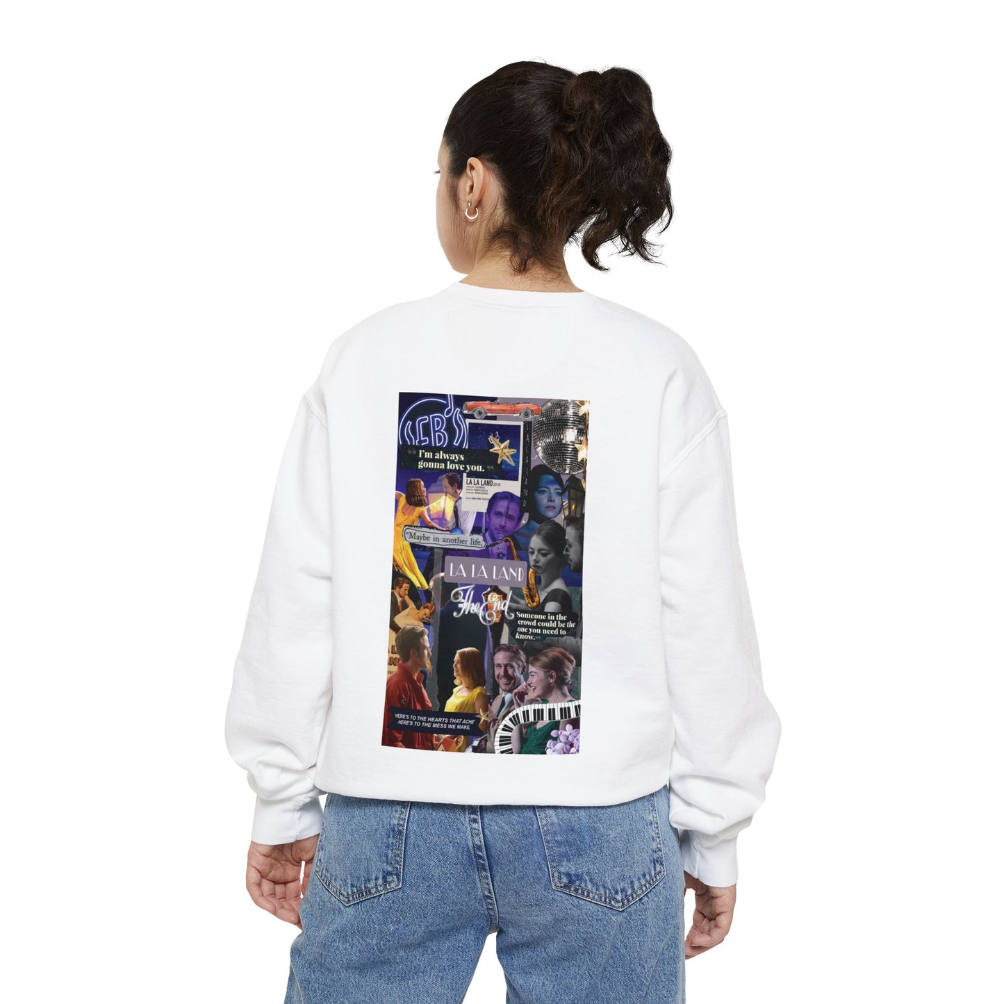 La La Land Unisex Garment-Dyed Sweatshirt