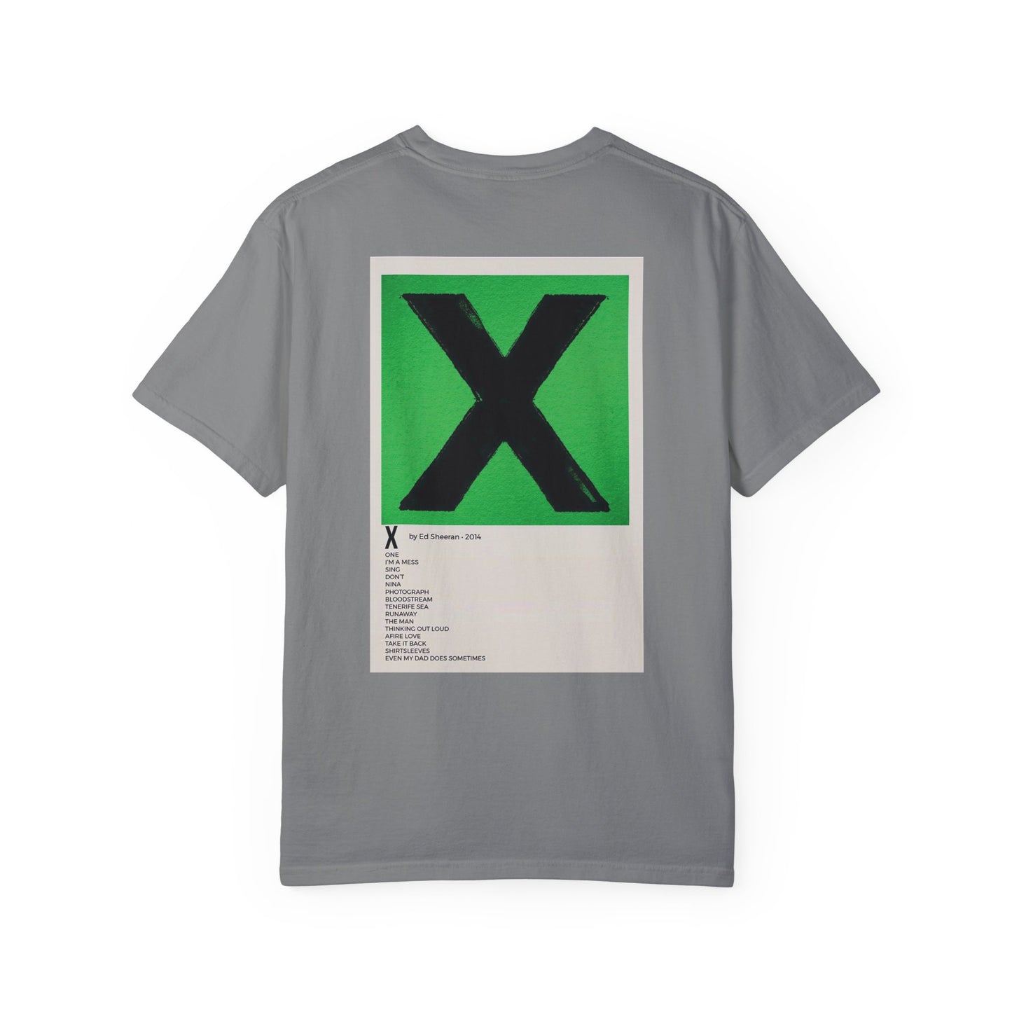 X by Ed Sheeran - 2014 Unisex Garment-Dyed T-shirt