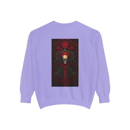 Red Gate Lock Unisex Garment-Dyed Sweatshirt