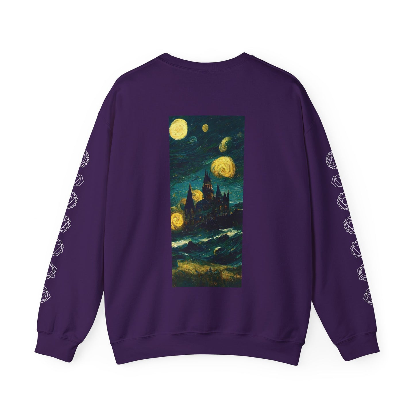 Starry Night Hogwarts Unisex Heavy Blend™ Crewneck Sweatshirt