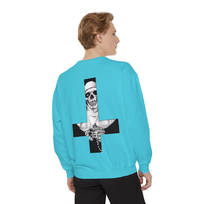 Nun Skull [1st Edition] Unisex Garment-Dyed Sweatshirt