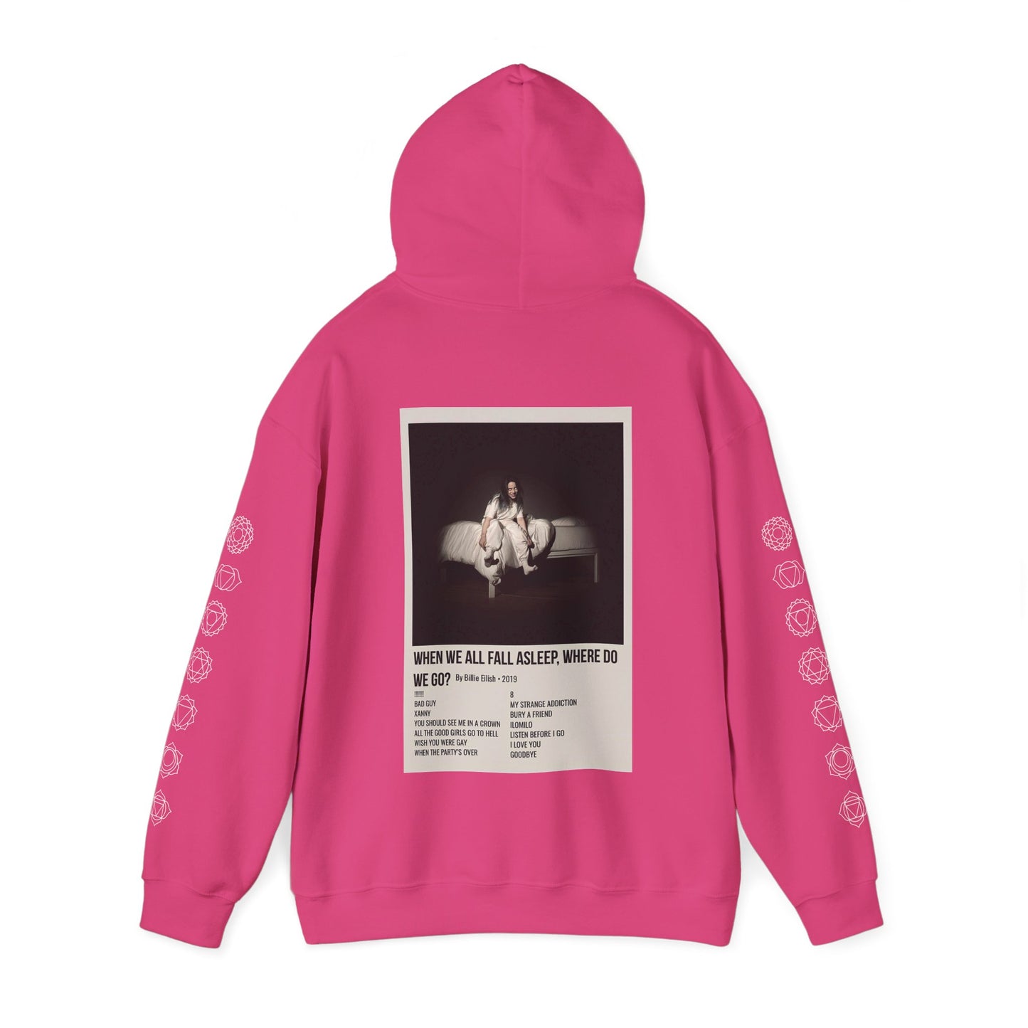 WHEN WE ALL FALL ASLEEP, WHERE DO WE GO? by Billie Eilish - 2019 Unisex Heavy Blend™ Hooded Sweatshirt