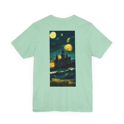 Starry Night Hogwarts Unisex Jersey Short Sleeve Tee