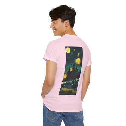 Starry Night Hogwarts Unisex Heavy Cotton Tee