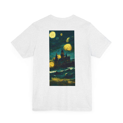 Starry Night Hogwarts Unisex Jersey Short Sleeve Tee