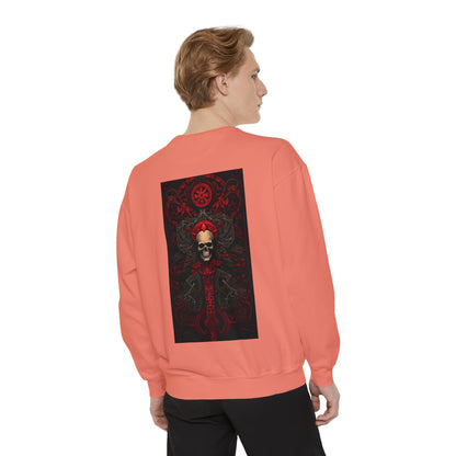 Red Gate Lock Unisex Garment-Dyed Sweatshirt