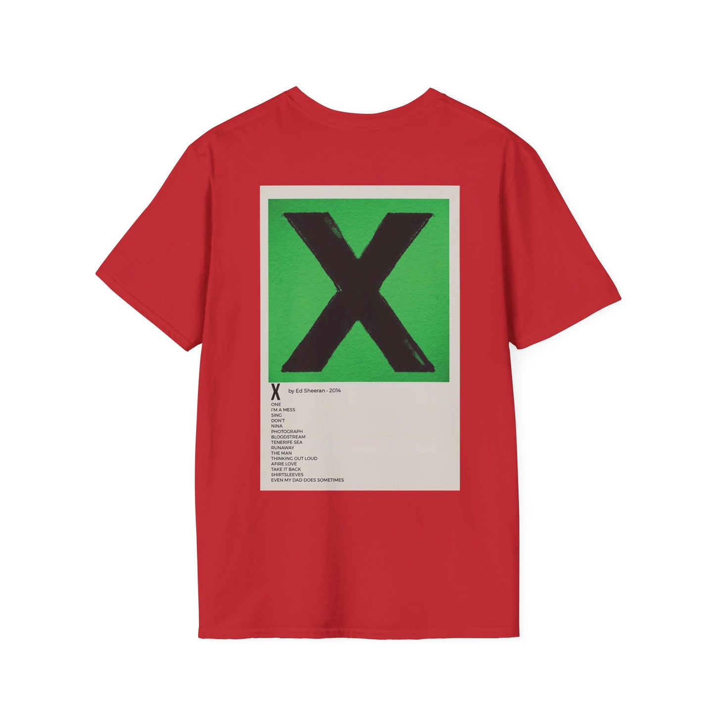 X by Ed Sheeran - 2014 Unisex Softstyle T-Shirt