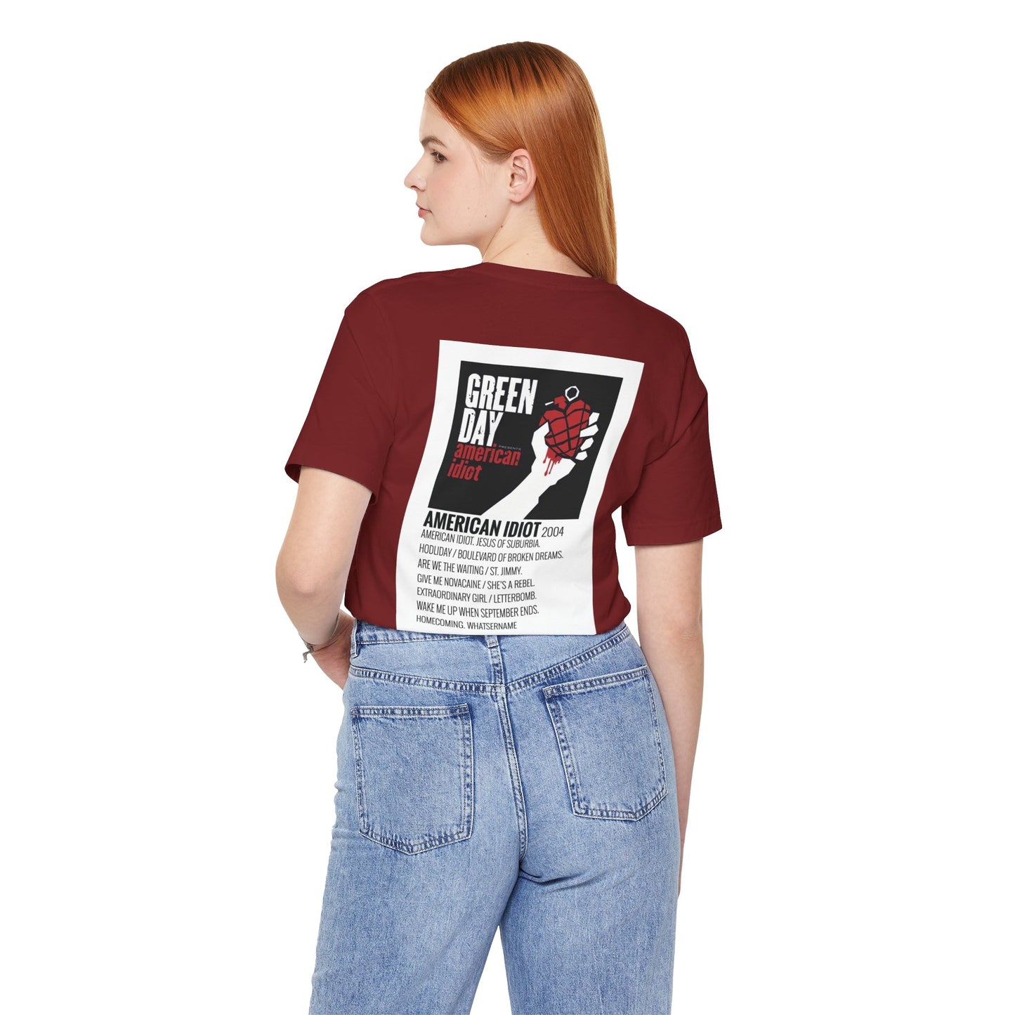 American Idiot by Green Day - 2004 Unisex Jersey Short Sleeve Tee