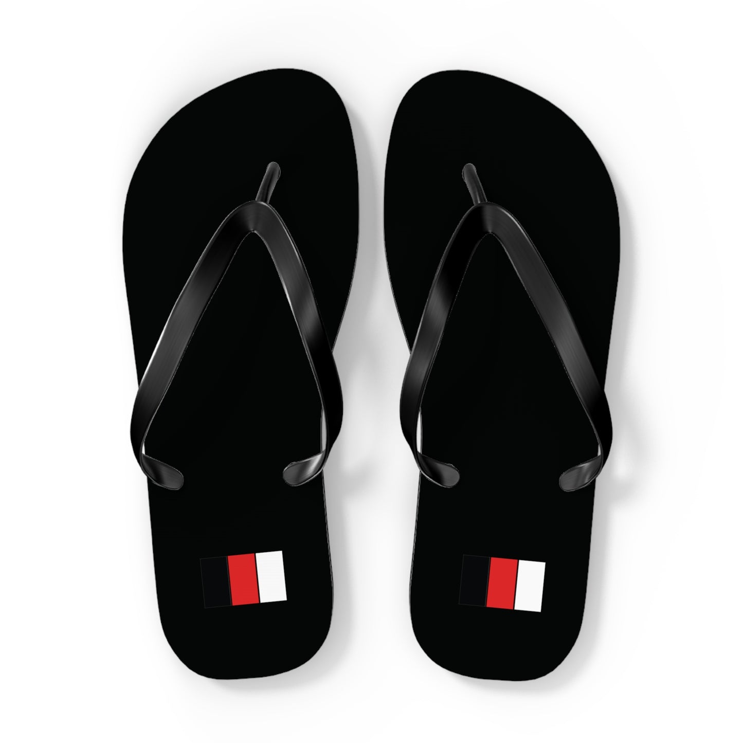 SNOBkill Unisex Flip Flops [Black Edition]