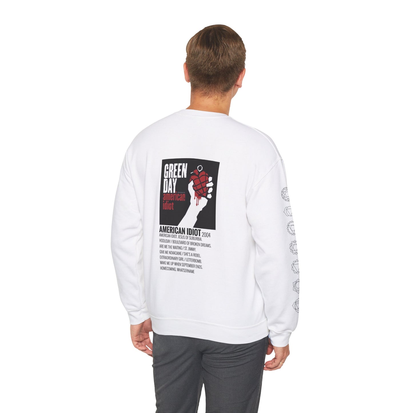 American Idiot by Green Day - 2004 Unisex Heavy Blend™ Crewneck Sweatshirt