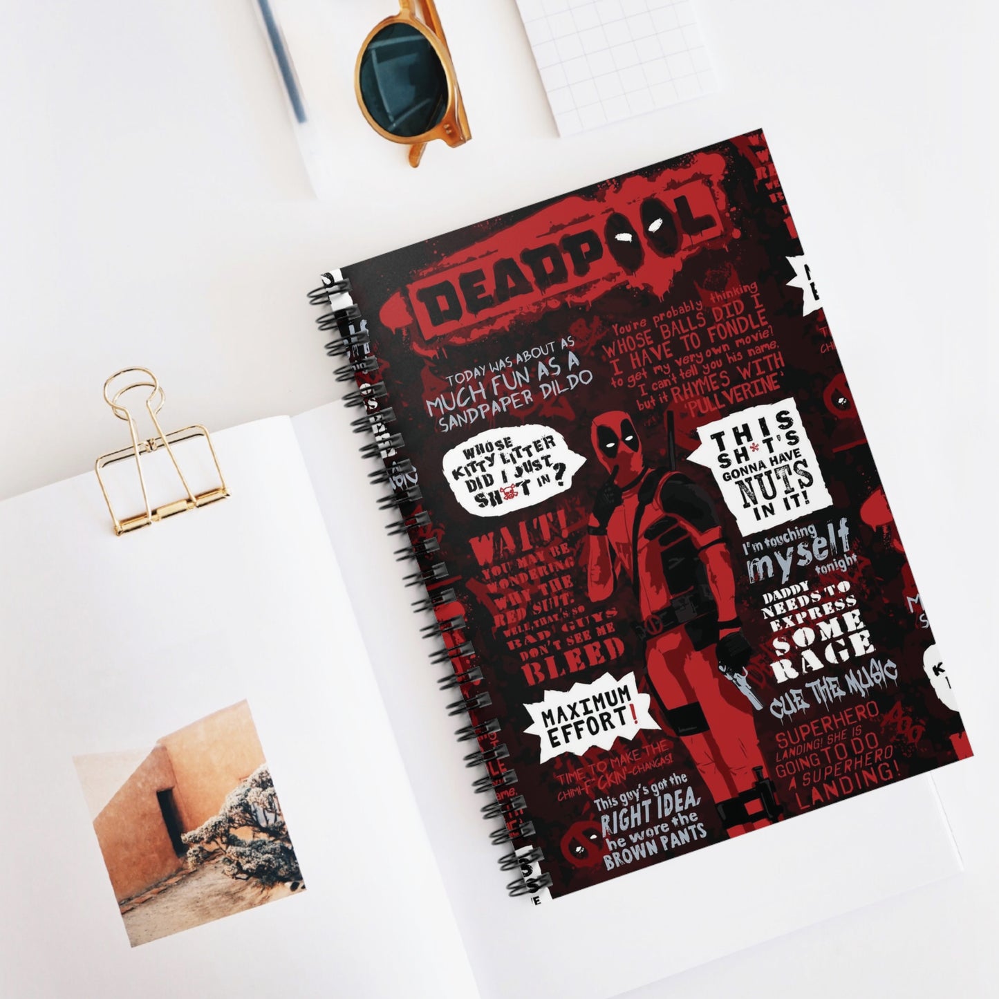 Deadpool [1st Edition] Spiral Notebook - Ruled Line