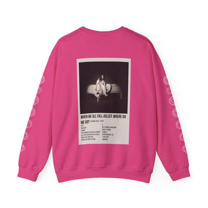 WHEN WE ALL FALL ASLEEP, WHERE DO WE GO? by Billie Eilish - 2019 Unisex Heavy Blend™ Crewneck Sweatshirt