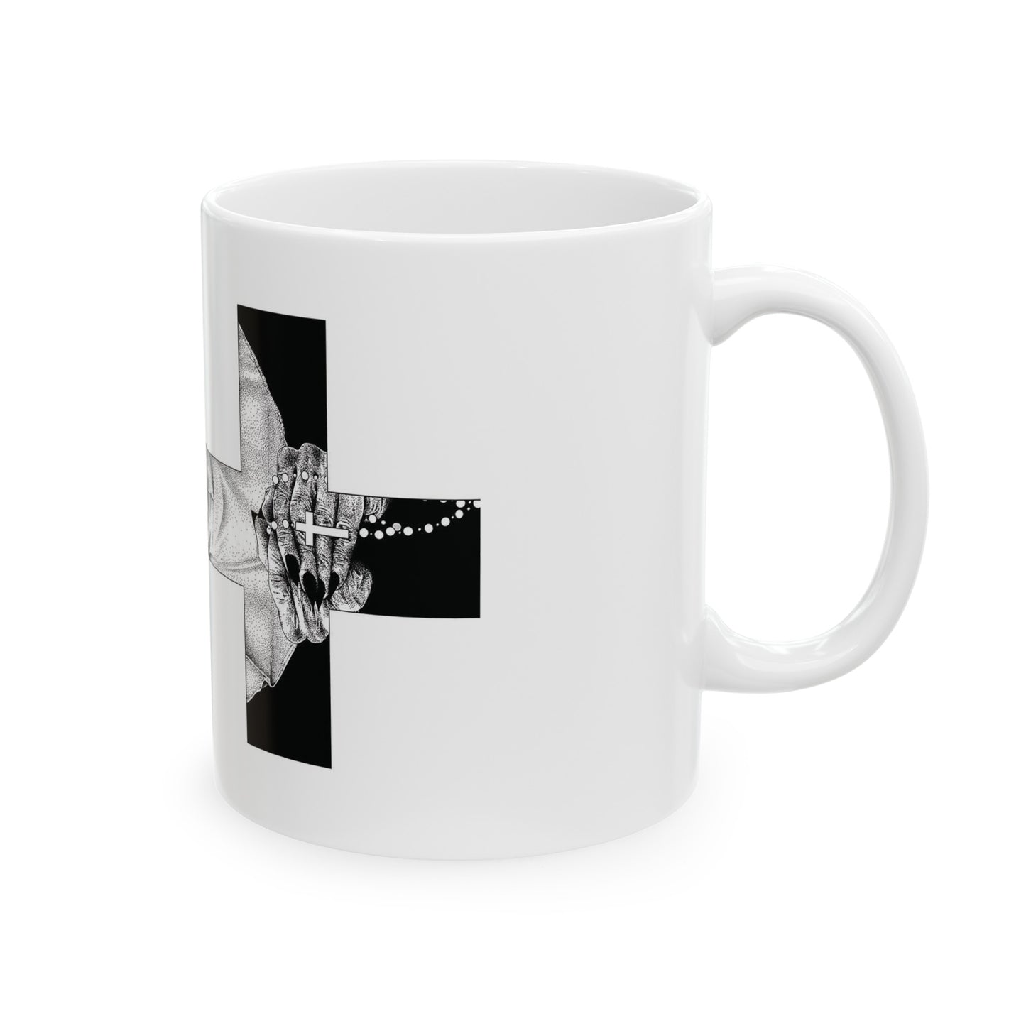 Nun Skull [1st Edition] Ceramic Mug, 11oz