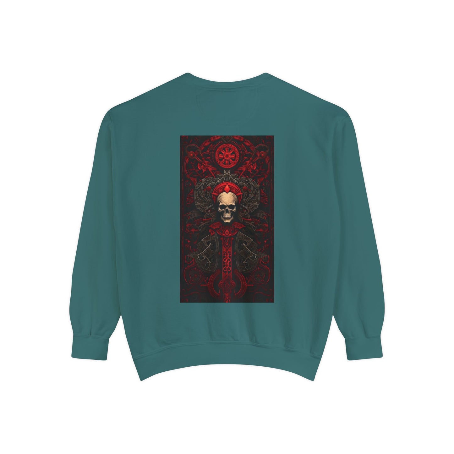 Red Gate Lock Unisex Garment-Dyed Sweatshirt