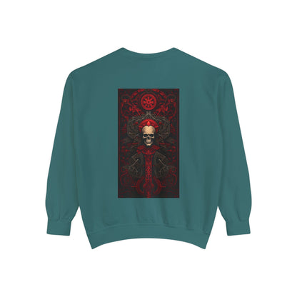 Red Gate Lock Unisex Garment-Dyed Sweatshirt