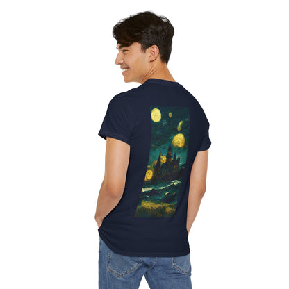 Starry Night Hogwarts Unisex Heavy Cotton Tee