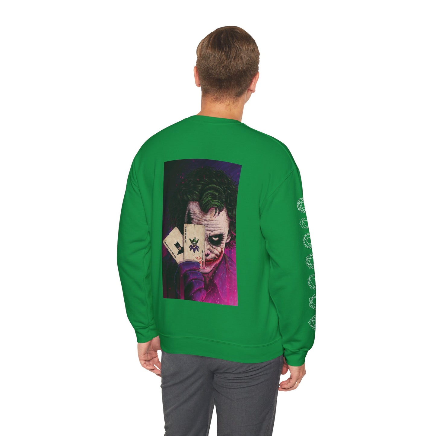 Joker Heath Ledger [2nd Edition] Unisex Heavy Blend™ Crewneck Sweatshirt