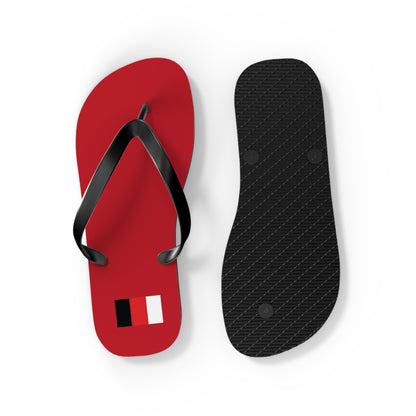 SNOBkill Unisex Flip Flops [Red Edition]