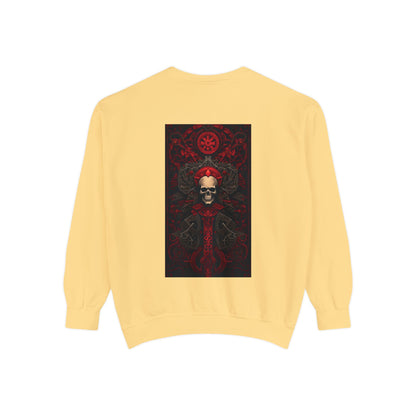 Red Gate Lock Unisex Garment-Dyed Sweatshirt