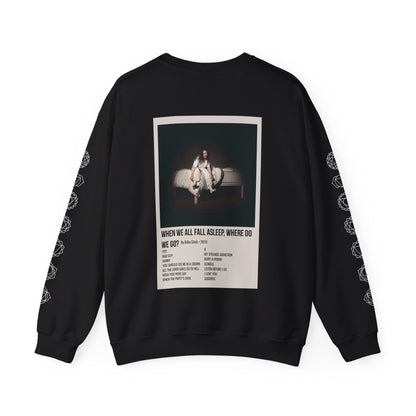 WHEN WE ALL FALL ASLEEP, WHERE DO WE GO? by Billie Eilish - 2019 Unisex Heavy Blend™ Crewneck Sweatshirt