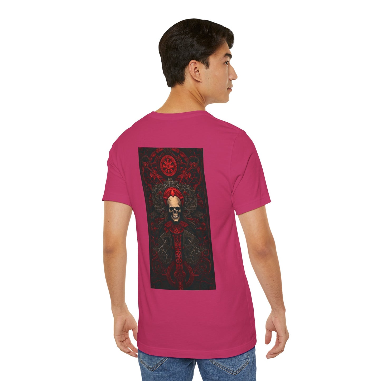 Red Gate Lock Unisex Jersey Short Sleeve Tee