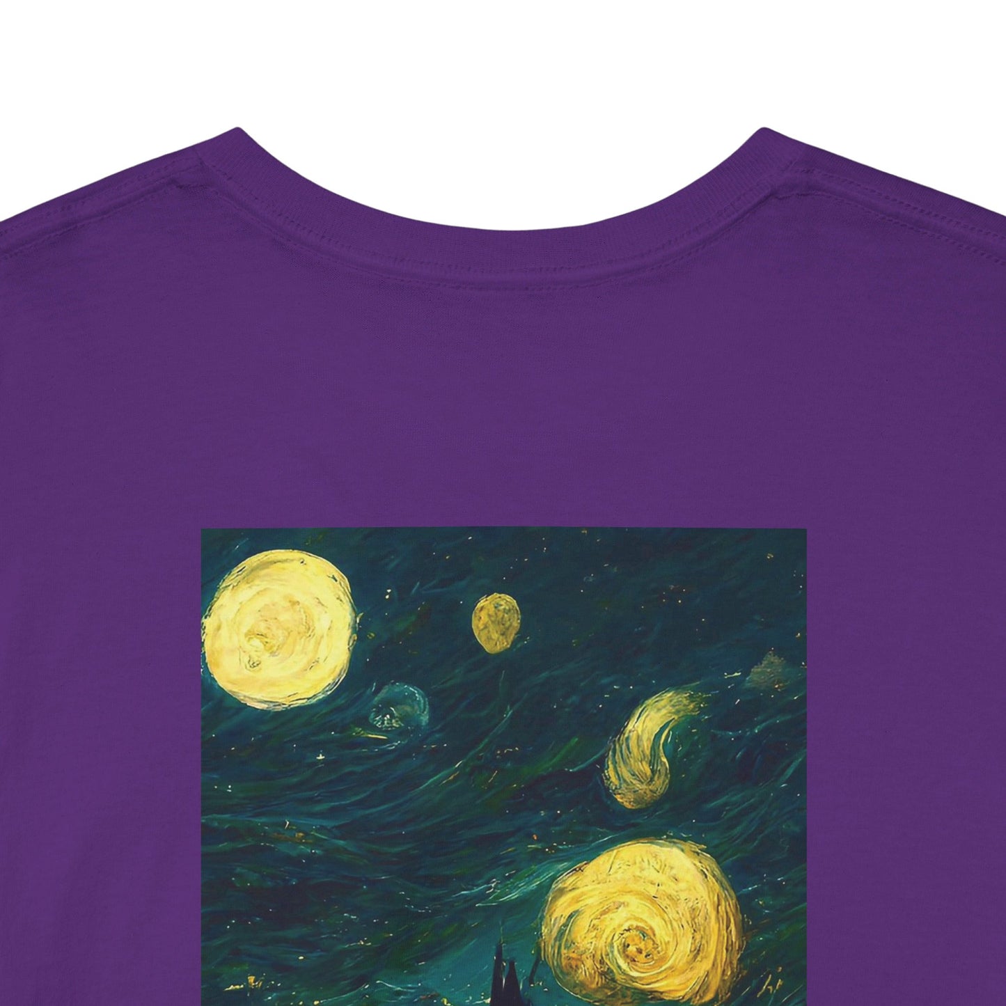 Starry Night Hogwarts Unisex Heavy Cotton Tee