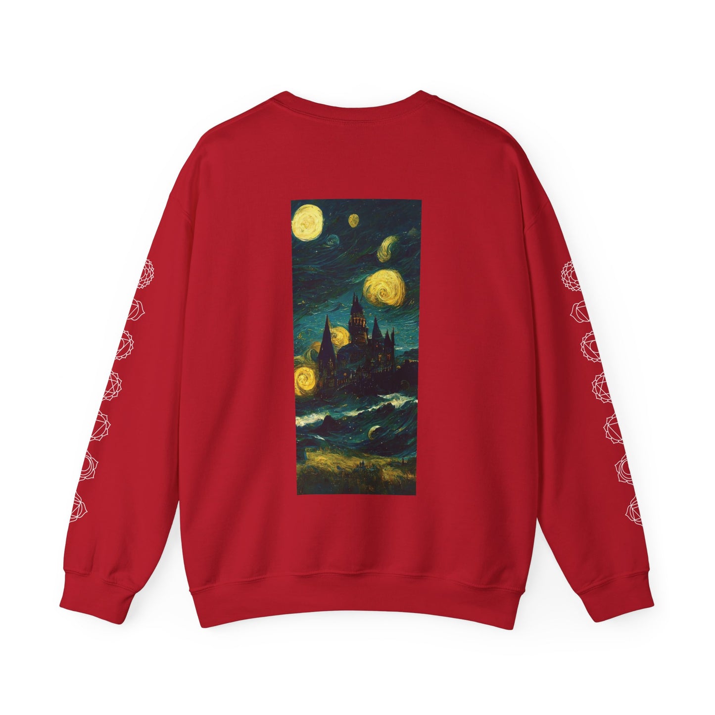 Starry Night Hogwarts Unisex Heavy Blend™ Crewneck Sweatshirt