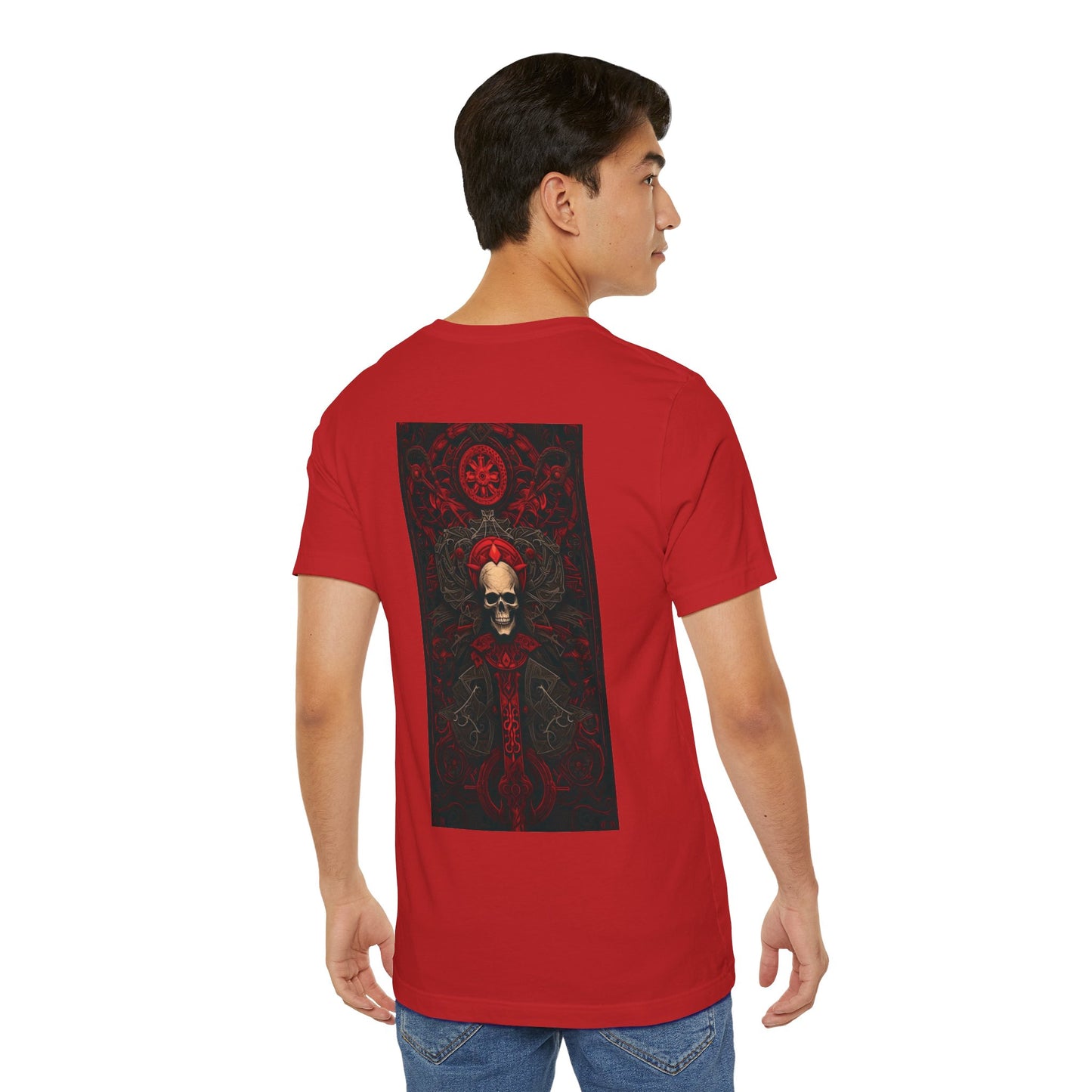 Red Gate Lock Unisex Jersey Short Sleeve Tee