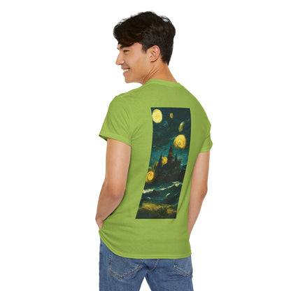 Starry Night Hogwarts Unisex Heavy Cotton Tee