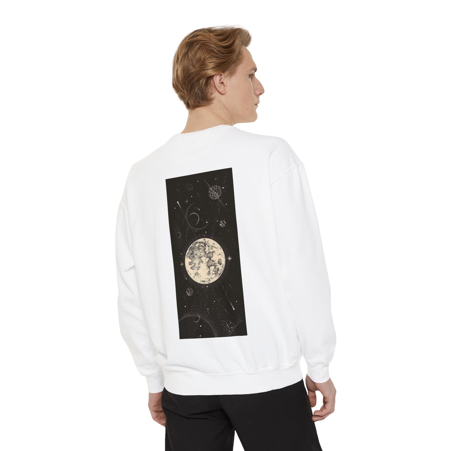 The Moon [1st Edition] Unisex Garment-Dyed Sweatshirt