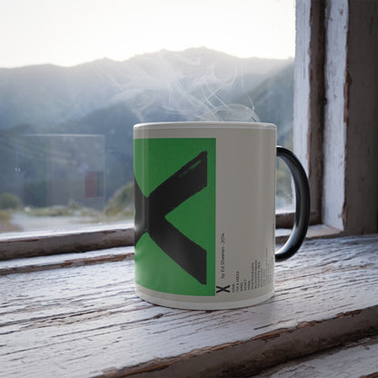 X by Ed Sheeran - 2014 Color Morphing Mug, 11oz